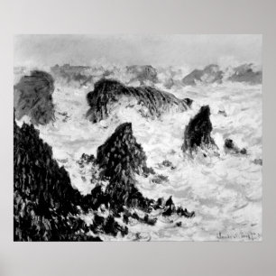 Claude Monet   Die Felsen von Belle-Ile, 1886 Poster