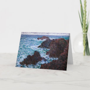 Claude Monet - Die Felsen von Belle-Ile, Wilde Küs Karte