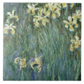 Claude Monet | die gelbe Iris Fliese (Vorderseite)