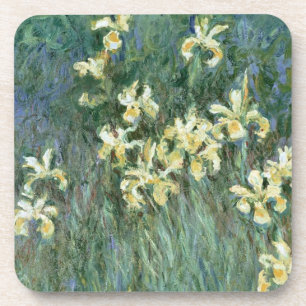 Claude Monet die gelbe Iris Getränkeuntersetzer
