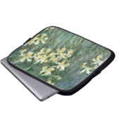 Claude Monet | die gelbe Iris Laptopschutzhülle (Vorne Knopf)