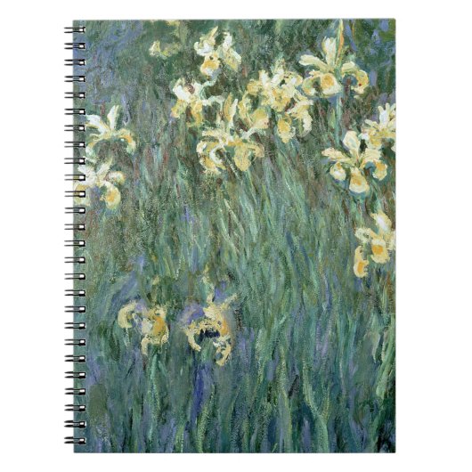 Claude Monet | die gelbe Iris Notizblock (Vorderseite)