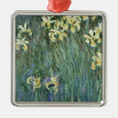 Claude Monet | die gelbe Iris Ornament Aus Metall (Vorne)