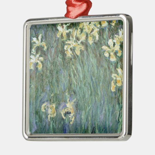 Claude Monet | die gelbe Iris Ornament Aus Metall (Links)
