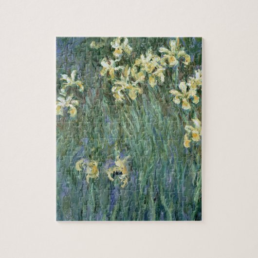 Claude Monet | die gelbe Iris Puzzle (Vertikal)