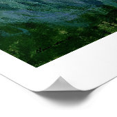 Claude Monet | Die gelben Iren Poster (Ecke)