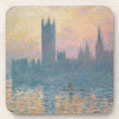 Claude Monet | die Häuser des Parlaments, Getränkeuntersetzer (Vorderseite)