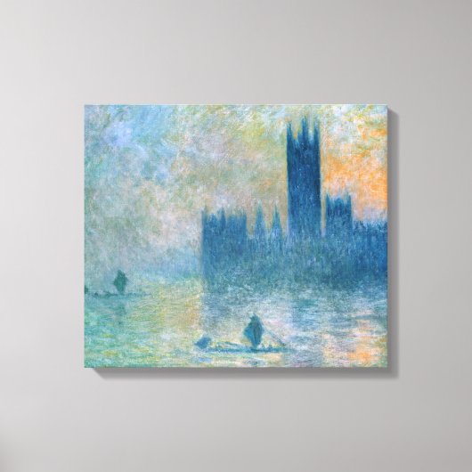 Claude Monet Die Häuser des Parlaments Leinwanddruck (Vorderseite)