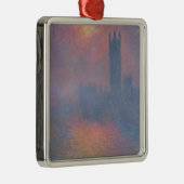 Claude Monet | die Häuser des Parlaments, London Ornament Aus Metall (Rechts)