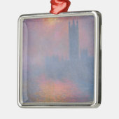 Claude Monet | die Häuser des Parlaments, London Ornament Aus Metall (Links)