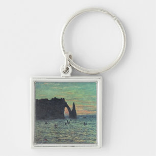 Claude Monet die hohle Nadel bei Etretat, 1883 Schlüsselanhänger