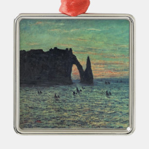 Claude Monet die hohle Nadel bei Etretat, 1883 Silbernes Ornament