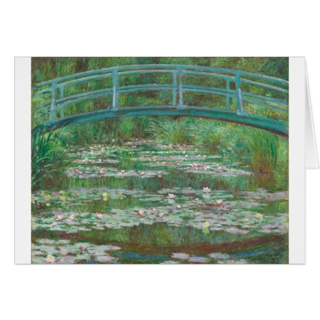 Claude Monet Die japanische Brücke (Vorderseite (Horizontal))