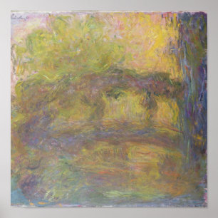 Claude Monet die japanische Brücke, 1918-24 Poster