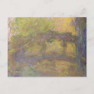 Claude Monet   die japanische Brücke, 1918-24 Postkarte