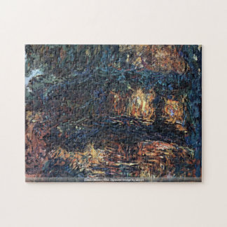Claude Monet - die japanische Brücke durch Monet Puzzle