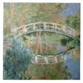 Claude Monet | die japanische Brücke, Giverny Fliese (Vorderseite)