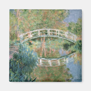 Claude Monet Die japanische Brücke, Giverny Magnet