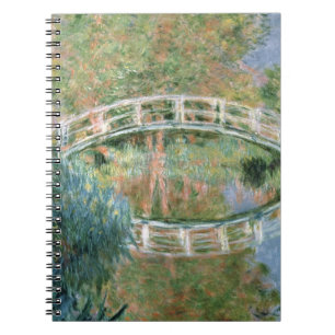 Claude Monet die japanische Brücke, Giverny Notizblock
