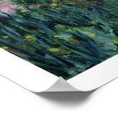 Claude Monet | Die japanische Brücke, Giverny Poster (Ecke)