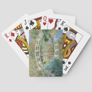 Claude Monet   Die japanische Brücke, Giverny Spielkarten