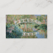 Claude Monet | die japanische Brücke, Giverny Visitenkarte (Rückseite)