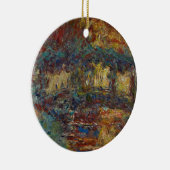 Claude Monet | die japanische Brücke Keramik Ornament (Rechts)