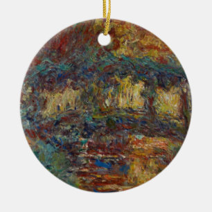 Claude Monet   die japanische Brücke Keramik Ornament