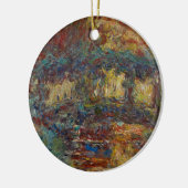 Claude Monet | die japanische Brücke Keramik Ornament (Links)