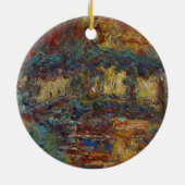 Claude Monet | die japanische Brücke Keramik Ornament (Hinten)