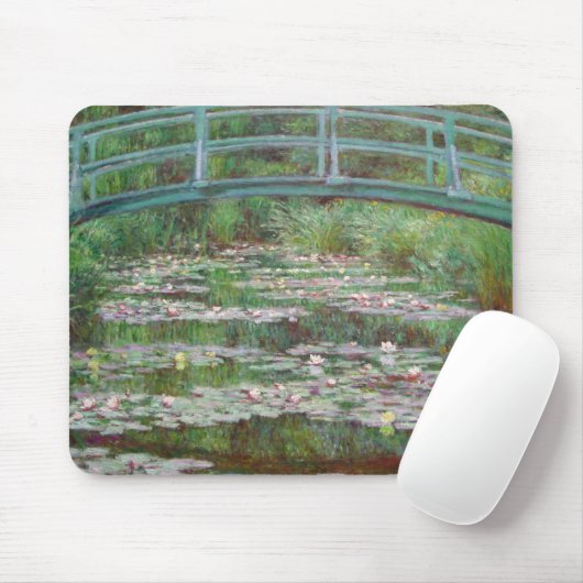 Claude Monet - Die japanische Brücke Mousepad (Mit Mouse)