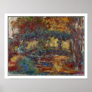 Claude Monet die japanische Brücke Poster