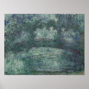 Claude Monet - Die Japanische Brücke Poster