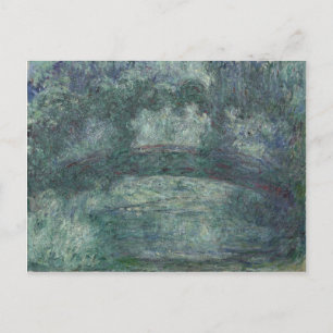 Claude Monet - Die japanische Brücke Postkarte
