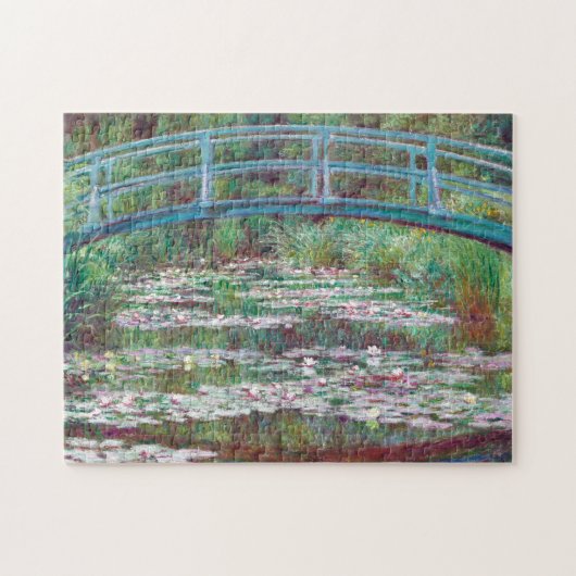 Claude Monet Die japanische Brücke Puzzle (Horizontal)