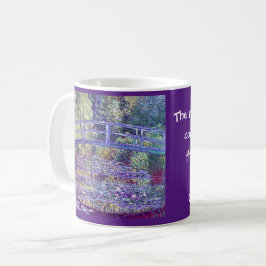 Claude Monet, Die japanische Brücke, Zitat Kaffeetasse