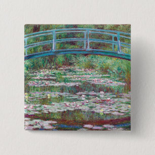 Claude Monet Die Japanische Fußgängerbrücke Button