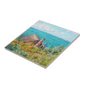 Claude Monet die Kabine in Saint-Adresse Fine Art Fliese (Seite)