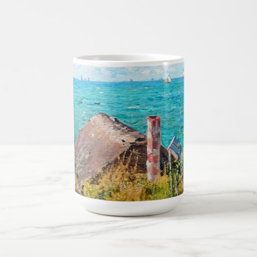 Claude Monet die Kabine in Saint-Adresse Fine Art Kaffeetasse (Mittel)