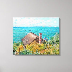 Claude Monet die Kabine in Saint-Adresse Fine Art Leinwanddruck