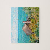 Claude Monet die Kabine in Saint-Adresse Fine Art Puzzle (Vertikal)