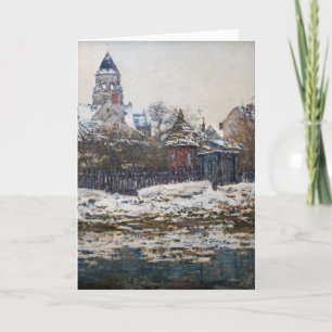 Claude Monet - Die Kirche in Vetheuil Karte