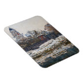 Claude Monet - Die Kirche in Vetheuil Magnet (Rechte Seite)