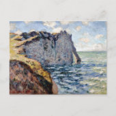 Claude Monet Die Klippe des Avals, Etrétat Postkarte (Vorderseite)