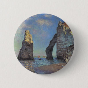 Claude Monet die Klippen an den Etretat Schicksals Button