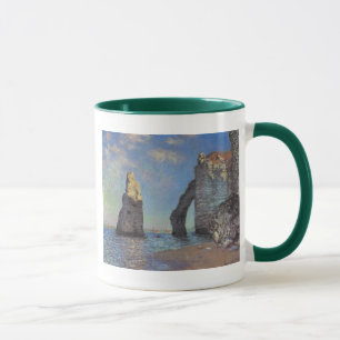 Claude Monet - die Klippen bei Etretat 1885 Tasse