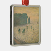 Claude Monet | die Klippen bei Etretat, 1886 Silbernes Ornament (Rechts)