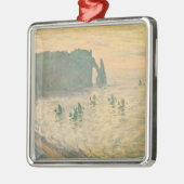 Claude Monet | die Klippen bei Etretat, 1886 Silbernes Ornament (Links)