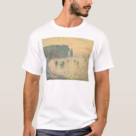 Claude Monet | die Klippen bei Etretat, 1886 T-Shirt (Vorderseite)