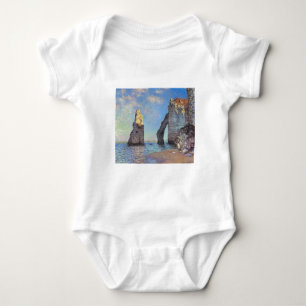 Claude Monet //die Klippen bei Etretat Baby Strampler